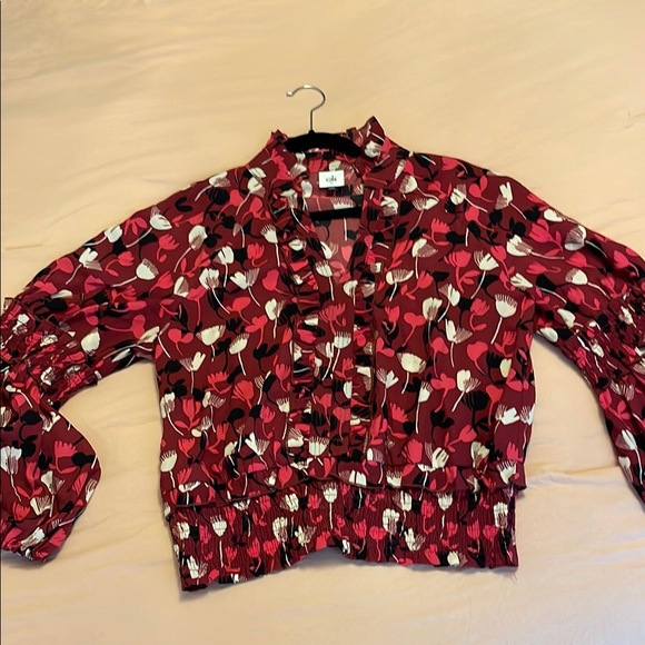 Cabi Floral Ruffle Blouse - Picture 3 of 5